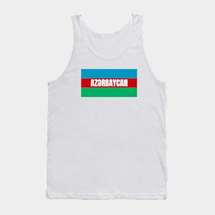 Azerbaijan Flag Colors Tank Top